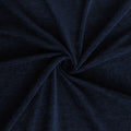 Chenille - Solid Navy blue Fabric (Pack of 1)