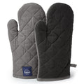 Cotton Grey Oven Gloves (Pack of 2)