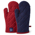 Cotton Red Oven Gloves (Pack of 2)