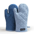 Canvas B Grey & Cobalt Blue Oven Gloves (Pack of 2)