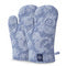 Cotton Blue Oven Gloves (Pack of 2)