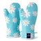 20s Sheeting Daisy Blue Oven Gloves (Pack of 2)