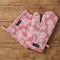 Cotton Floral Red Oven Glove & Pot Holder
