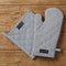 Cotton Ticking Navy Blue Oven Glove & Pot Holder