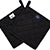 Cotton Full Black Pot Holders (Pack of 2)
