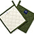 Cotton Leaf Green Pot Holders (Pack of 2)