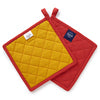 Yarn Dyed Cotton Mango Potholder (Pack of 4)