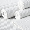 Ribbed Cotton White Placemat (Pack of 6)