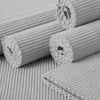 Ribbed Cotton Light Grey Placemat (Pack of 6)