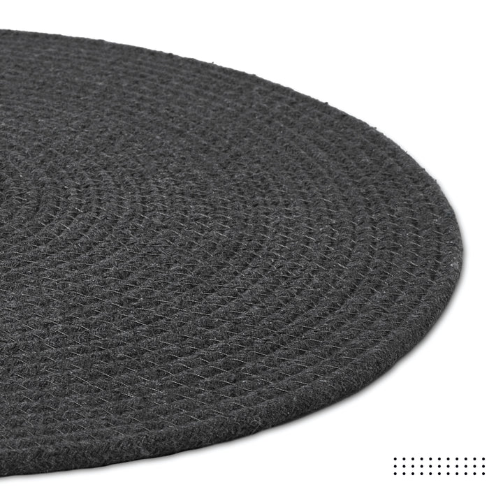 Cotton Dark Grey Placemat (Pack of 2)