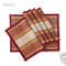 Madur Kathi Red Placemat (Pack of 4)