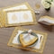 Cotton Canvas Yellow-01 Placemat + Table Napkins