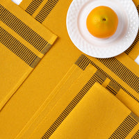 cotton table runner+placemat