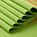 Cotton Ladder Green Table Runner+Placemat (Pack of 5)