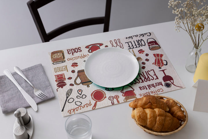 cotton table runner+placemat