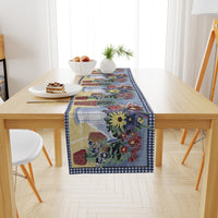 cotton table runner+placemat