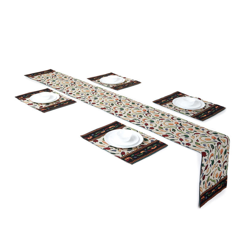 cotton table runner+placemat