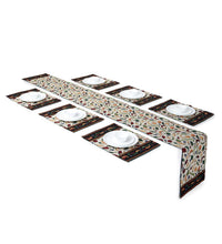 cotton table runner+placemat