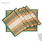 Madur Kathi Green Table Runner+Placemat (Pack of 7)