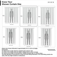 Polyester ZZ Peach Shower Curtain (Pack of 1)