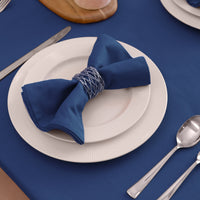 Cotton Cobalt Table Napkins (Pack of 6)