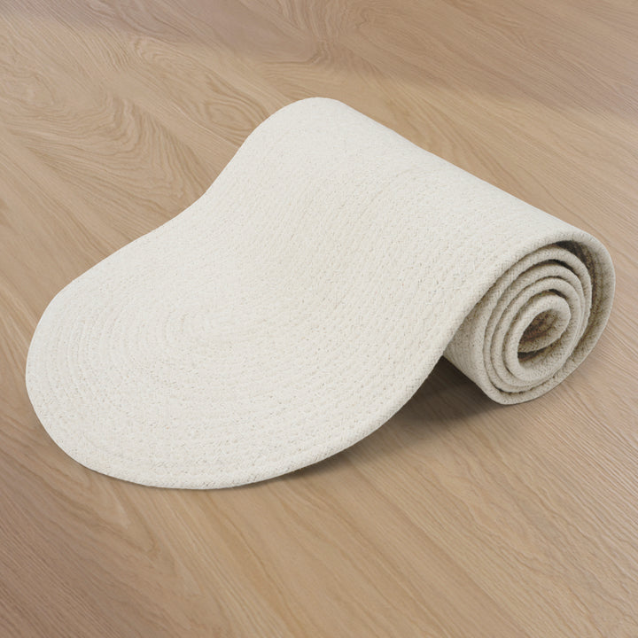 Cotton Off White Table Runner (Pack of 1)
