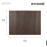PU Leather Dark Brown Placemat