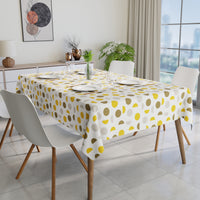 Cotton Yellow Moon Table Cloth (Pack of 1)