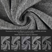 Chenille Solid Grey Cushion Cover (Pack of 1)