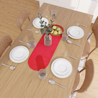Cotton Red Table Runner (Pack of 1)
