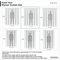 Polyester Boho Maze Grey Shower Curtain (Pack of 1)