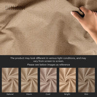 Embossed Velvet Beige Fabric