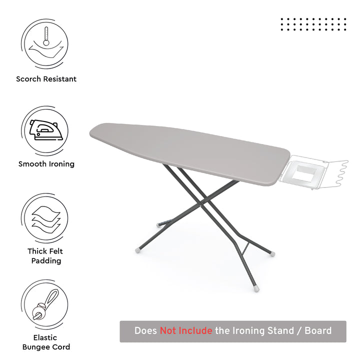 Canvas Light Grey Ironing Board Cover