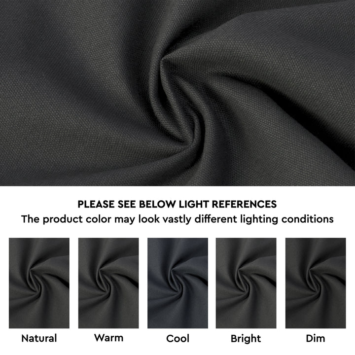 Cotton Charcoal Grey Table Napkins (Pack of 12)