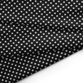 Black Colour Stars Fabric (Pack of 1)