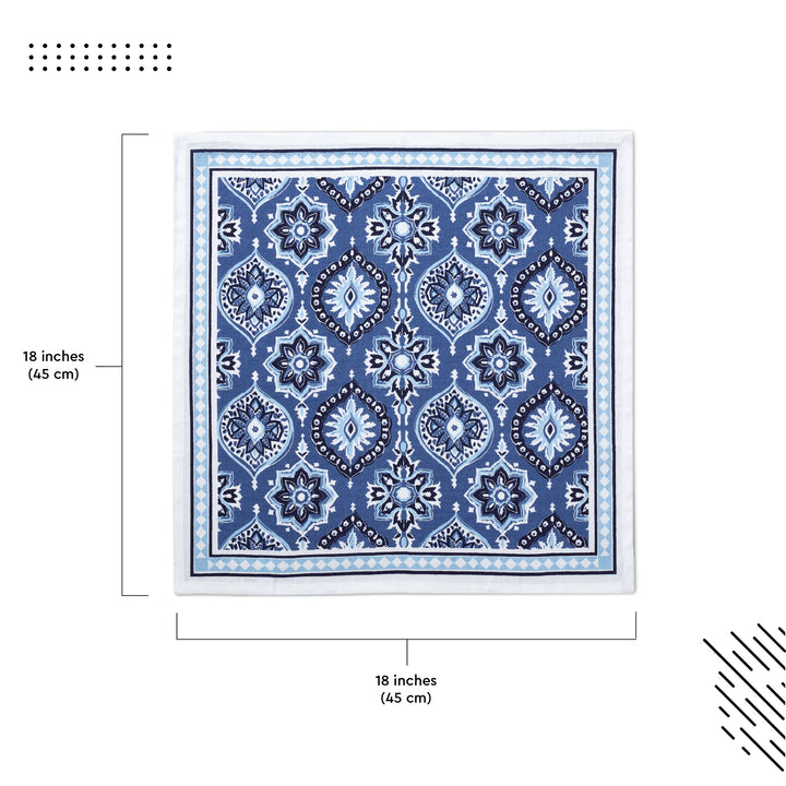 Cotton Indigo-03 Table Napkin