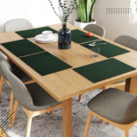 Cotton Dark Green Placemat (Pack of 6)