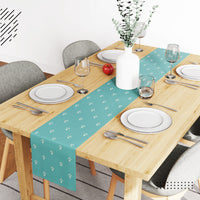 Blackout Buti Teal Table Runner (Pack of 1)