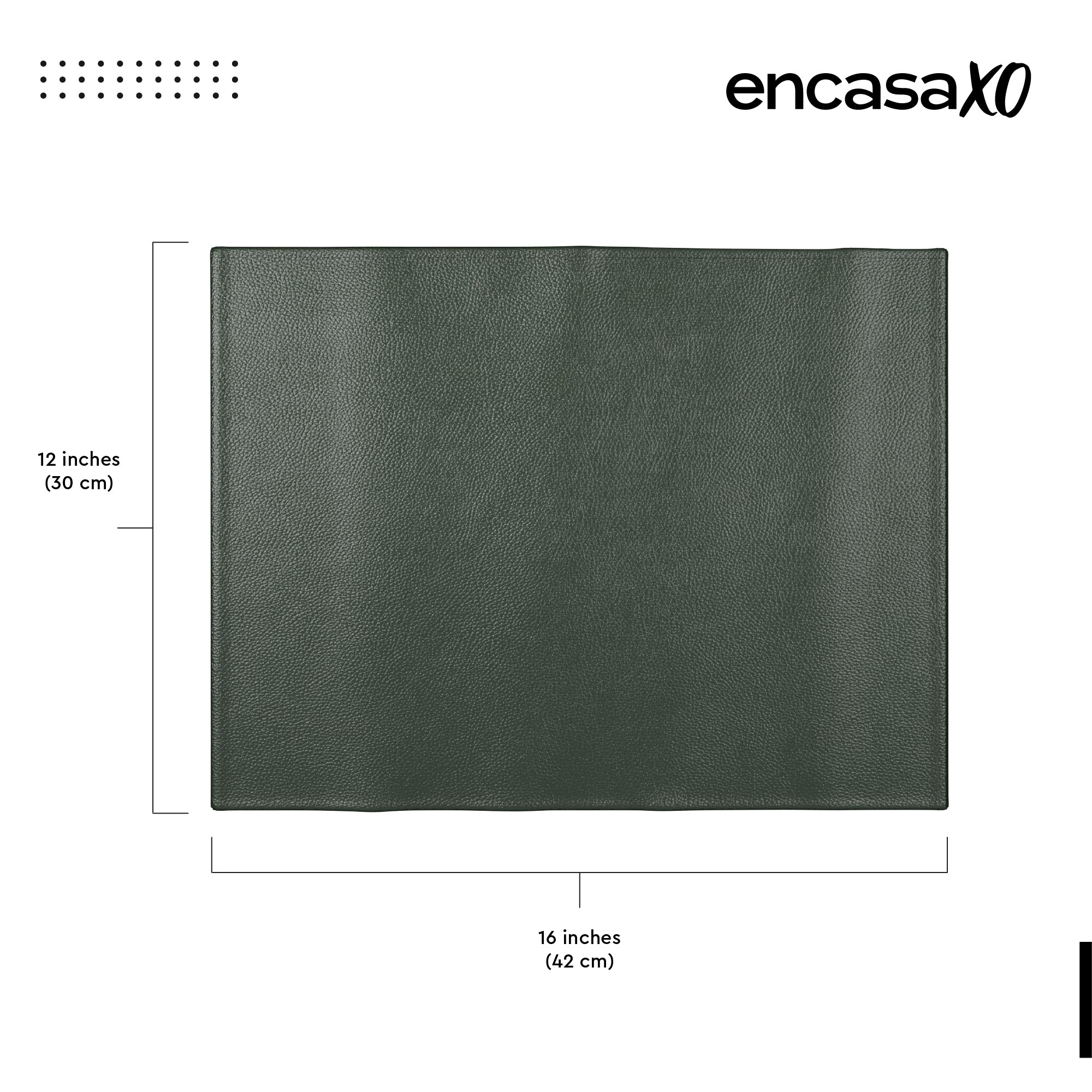 PU Leather Green Placemat