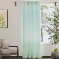 Canvas Mint Green Curtain (Pack of 1)