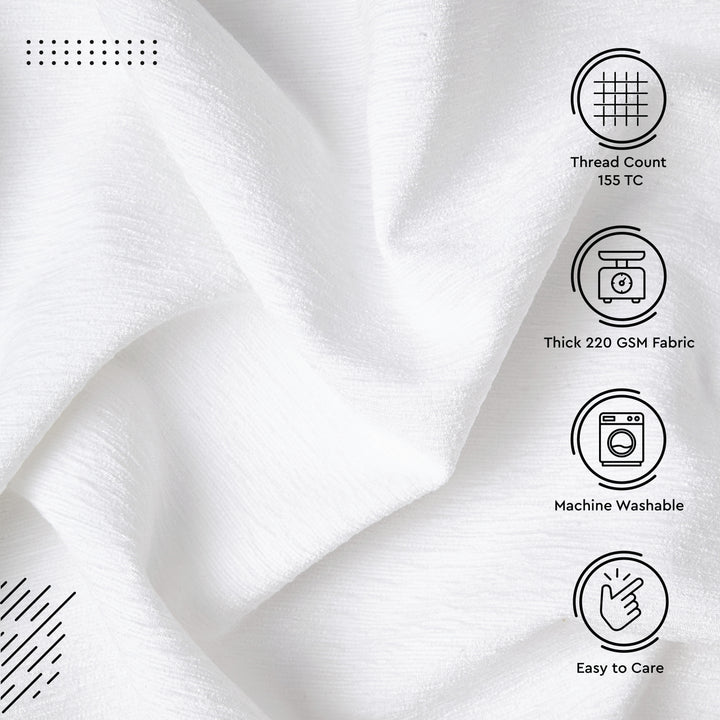 Fine Chenille Fabric by Meters | 54 Inches Wide | 220 GSM And 155 TC | Ideal For Curtain, Cushion, Upholstery, Bags