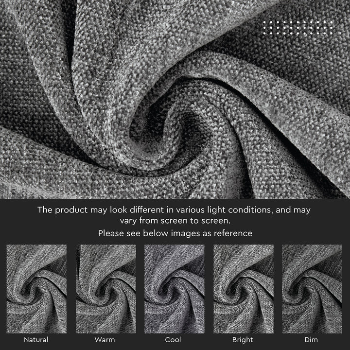 Chenille Grey Cushion Cover (Pack of 2)