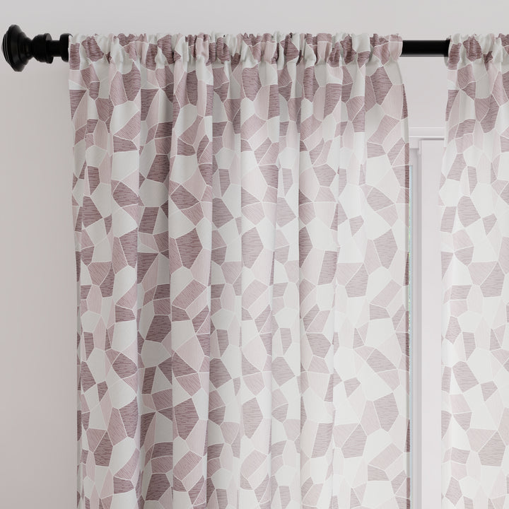 Micro G1 Brown Curtain (Pack of 2)