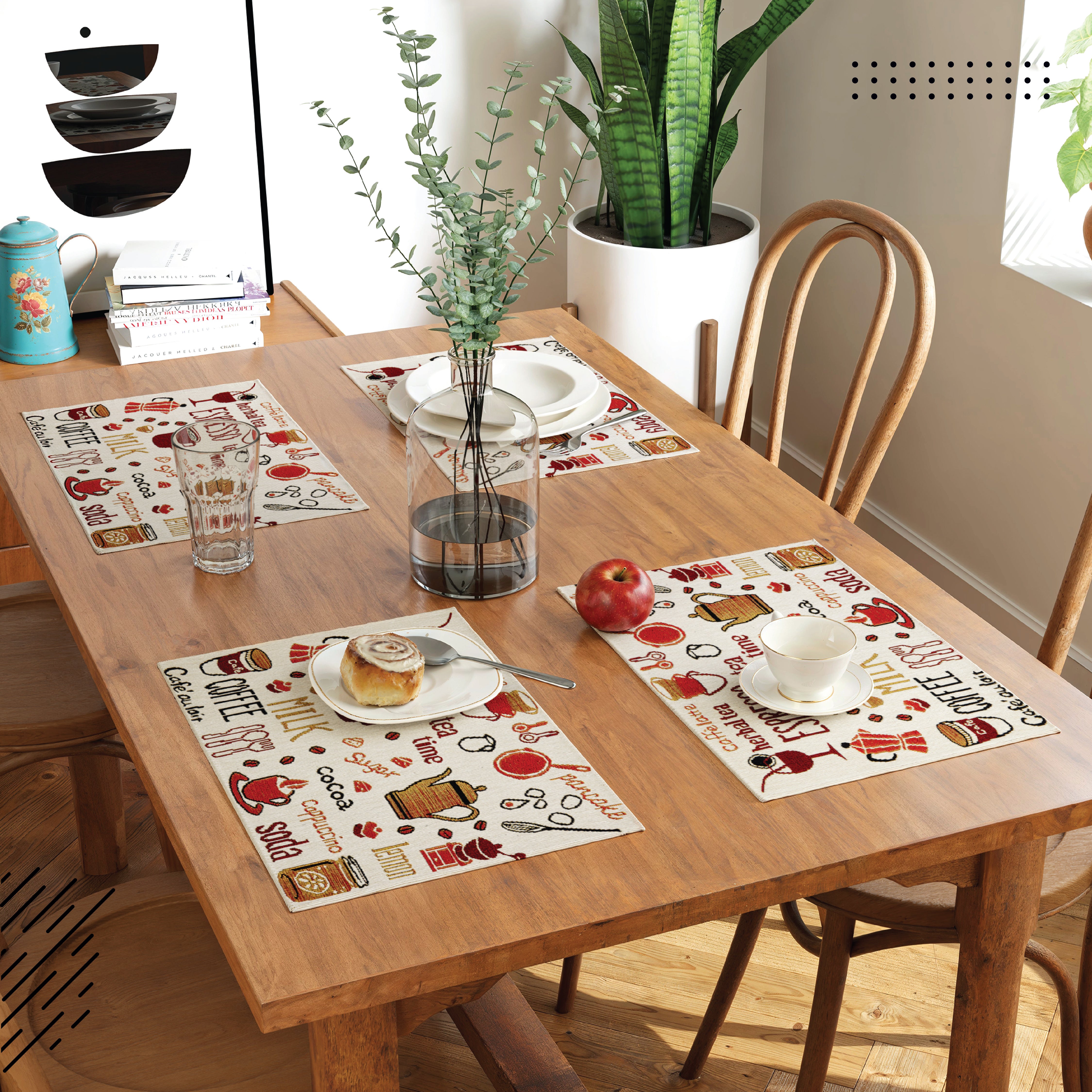 Cotton Espresso Placemat (Pack of 4)