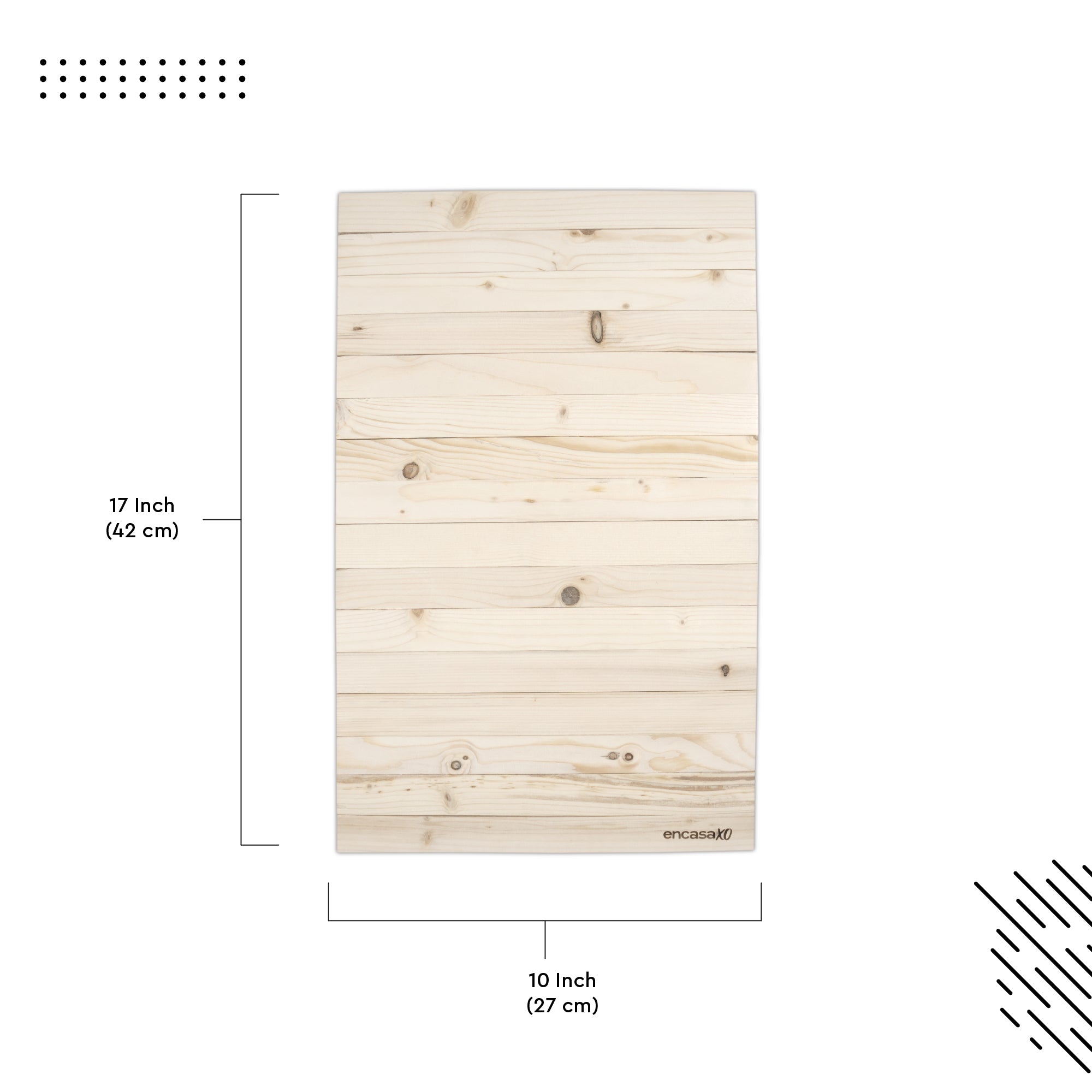 Wood Cream Wooden Tray