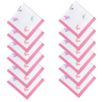 Spun Polyester Pink Butterflies Table Napkin