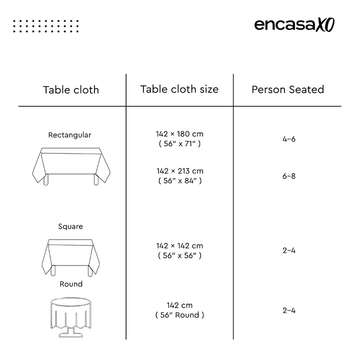 Polyester White Table Cloth (Pack of 1)
