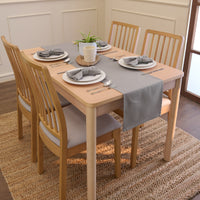 Canvas Grey Table Runner (Pack of 1)