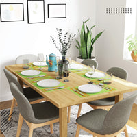 Cotton Ladder Green Placemat (Pack of 6)