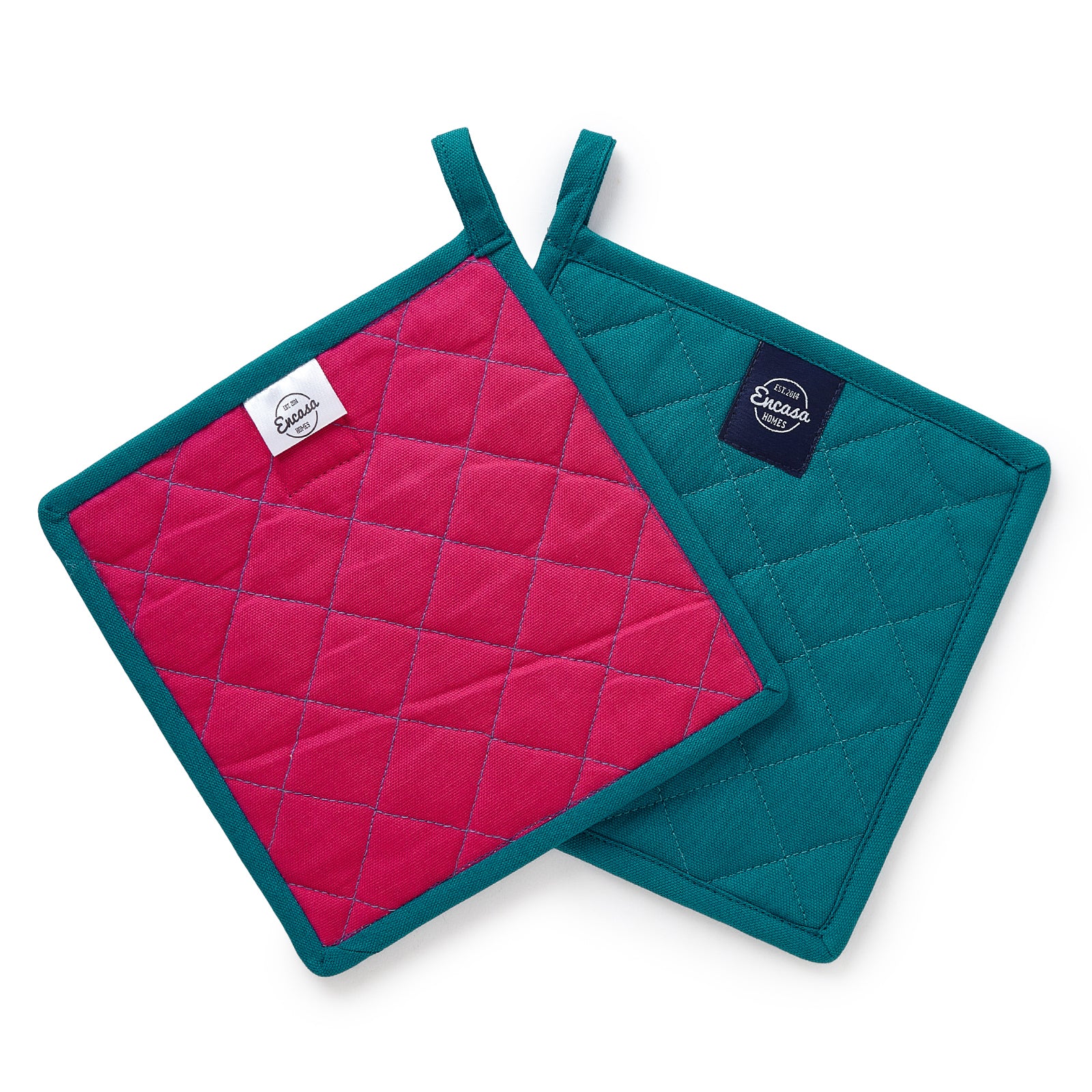 Cotton Azul Blue Pot Holders (Pack of 2)